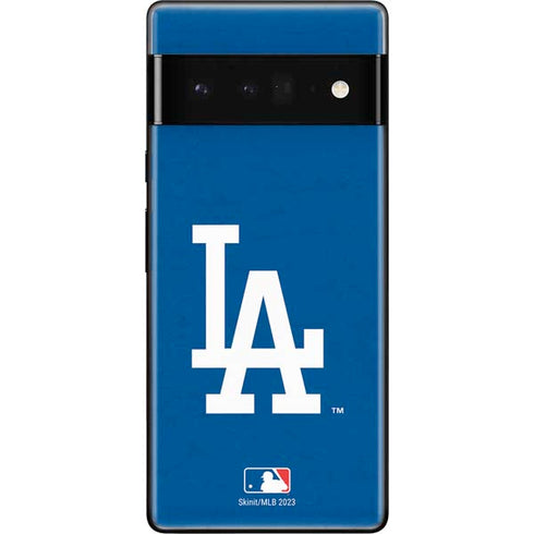 MLB Los Angeles Dodgers - Solid Distressed Google Pixel 6 Pro Skin